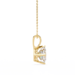 2.25 Carat Princess Cut Diamond Solitaire Pendant Necklace – Luxury Jewelry - Image 8