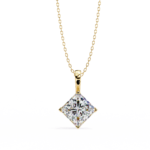2.25 Carat Princess Cut Diamond Solitaire Pendant Necklace – Luxury Jewelry - Image 6
