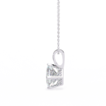 2.25 Carat Princess Cut Diamond Solitaire Pendant Necklace – Luxury Jewelry - Image 3