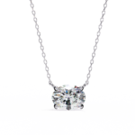 1.75 Carat Oval Cut Solitaire Diamond Pendant Necklace – Premium Fine Jewelry