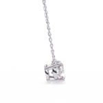 1.75 Carat Oval Cut Solitaire Diamond Pendant Necklace – Premium Fine Jewelry - Image 3