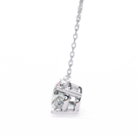 1.75 Carat Oval Cut Solitaire Diamond Pendant Necklace – Premium Fine Jewelry - Image 4