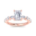 5.16 Carat Radiant Cut Hidden Halo Diamond Engagement Ring – Luxury Diamond Jewelry - Image 9