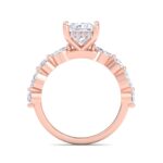 5.16 Carat Princess Cut Hidden Halo Diamond Engagement Ring – Luxury Diamond Jewelry - Image 11
