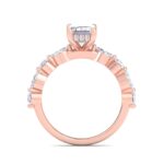 5.16 Carat Emerald Cut Hidden Halo Diamond Engagement Ring – Luxury Diamond Jewelry - Image 12