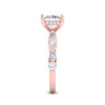 5.16 Carat Princess Cut Hidden Halo Diamond Engagement Ring – Luxury Diamond Jewelry - Image 12