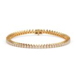 4.19 Carat Pear Cut Diamond Tennis Bracelet – Luxury Diamond Jewelry - Image 6
