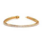 4.19 Carat Pear Cut Diamond Tennis Bracelet – Luxury Diamond Jewelry - Image 8