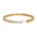 4.19 Carat Pear Cut Diamond Tennis Bracelet – Luxury Diamond Jewelry - Image 9