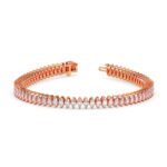 4.47 Carat Marquise Cut Diamond Tennis Bracelet – Classic Luxury Jewelry - Image 12