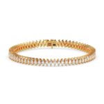 4.47 Carat Marquise Cut Diamond Tennis Bracelet – Classic Luxury Jewelry - Image 6