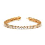 4.47 Carat Marquise Cut Diamond Tennis Bracelet – Classic Luxury Jewelry - Image 8