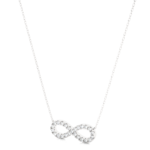 Infinity Diamond Pendant Necklace- Eternal Love Jewelry - Image 2