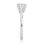 2.00 Carat Trinity Princess Cut Diamond Engagement Ring for Women – Three Stone Bridal Jewelry - Image 3