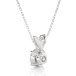 Round Cut Diamond Solitaire Pendant Necklace – Elegant Jewelry - Image 4