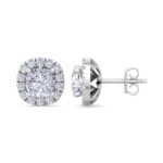 1.84 Carat Cushion Cut Diamond Studs Earrings – Luxury Diamond Jewelry - Image 4