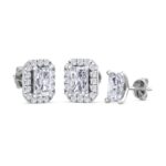 1.64 Carat Radiant Cut Diamond Studs Earrings – Luxury Diamond Jewelry - Image 4