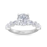 5.16 Carat Round Cut Hidden Halo Diamond Engagement Ring – Luxury Diamond Jewelry