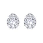 1.60 Carat Pear Cut Diamond Studs Earrings – Luxury Diamond Jewelry