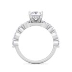 5.16 Carat Radiant Cut Hidden Halo Diamond Engagement Ring – Luxury Diamond Jewelry - Image 3