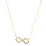 Infinity Diamond Pendant Necklace- Eternal Love Jewelry - Image 6
