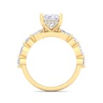 5.16 Carat Princess Cut Hidden Halo Diamond Engagement Ring – Luxury Diamond Jewelry - Image 7