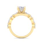 5.14 Carat Oval Cut Hidden Halo Diamond Engagement Ring – Luxury Diamond Jewelry - Image 7