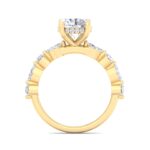 5.16 Carat Round Cut Hidden Halo Diamond Engagement Ring – Luxury Diamond Jewelry - Image 7