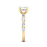 5.16 Carat Asscher Cut Hidden Halo Diamond Engagement Ring – Luxury Diamond Jewelry - Image 8